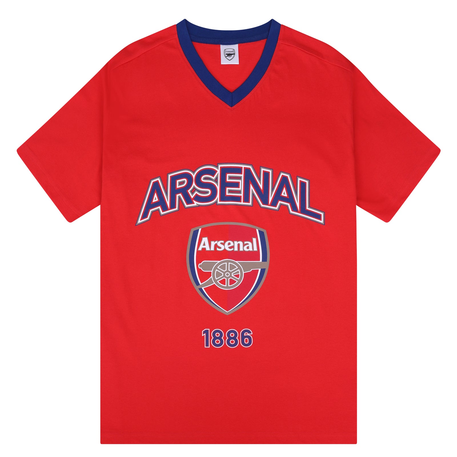 Arsenal FC Mens Pyjamas Short Loungewear OFFICIAL Football Gift