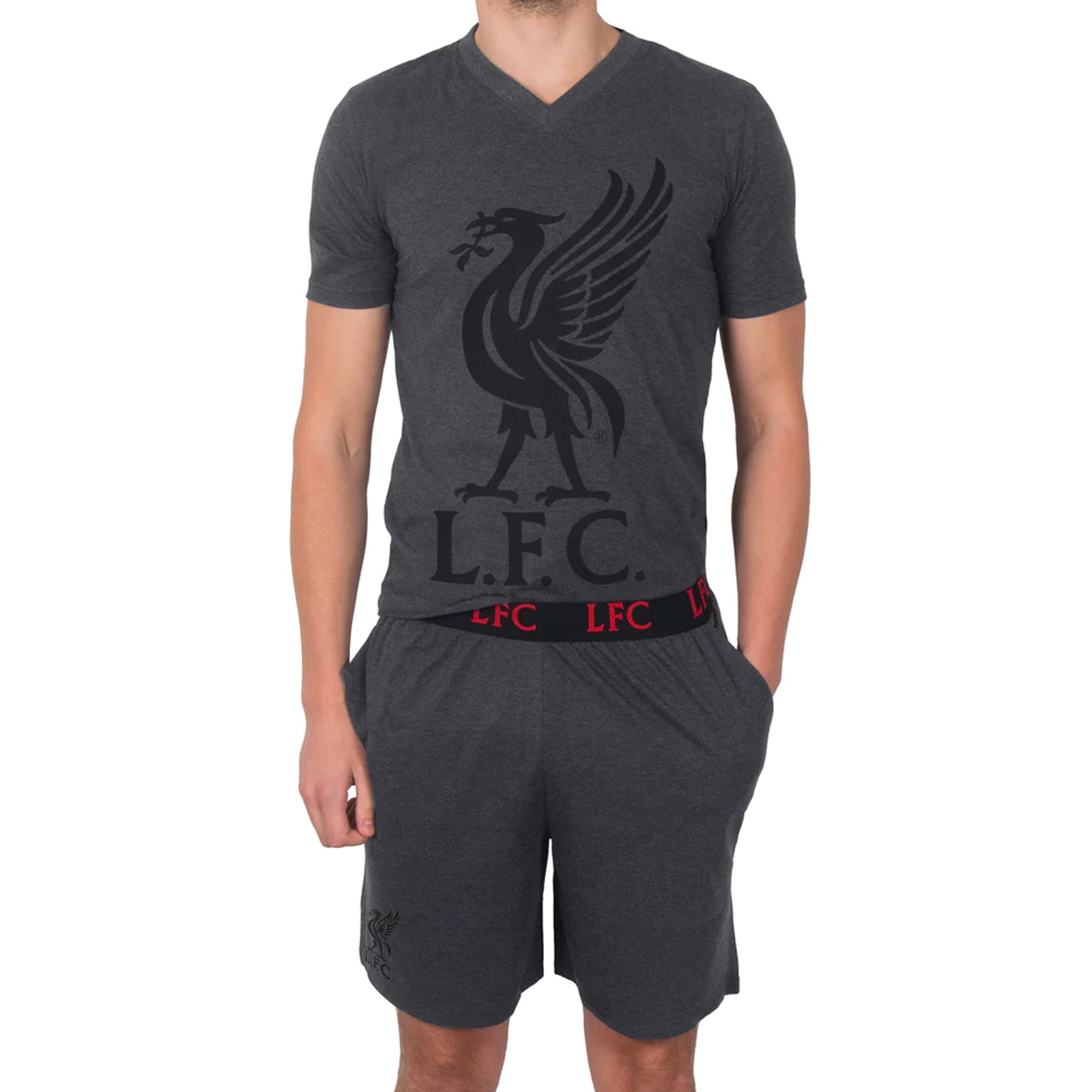 Liverpool FC Mens Pyjamas Short Loungewear OFFICIAL Football Gift