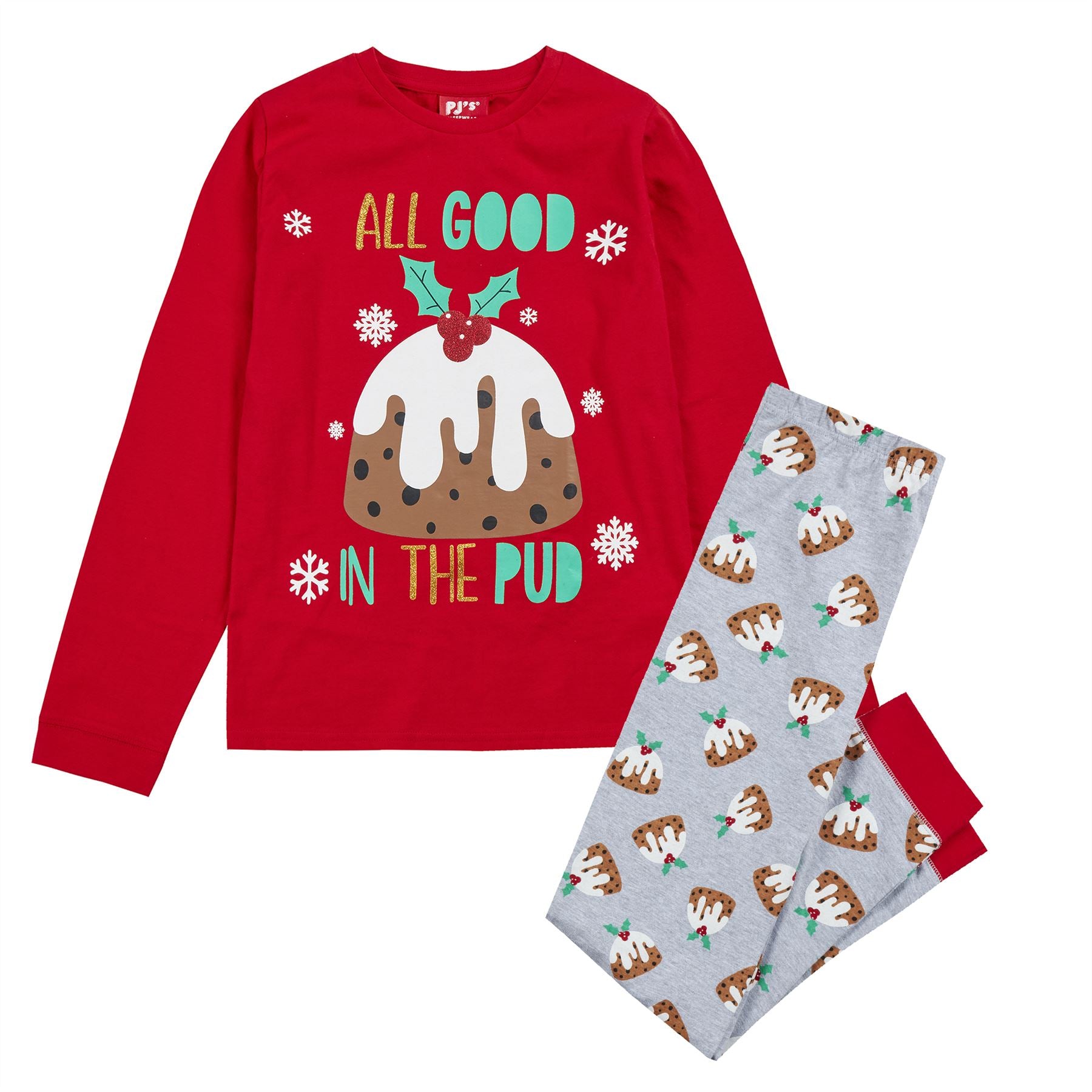Family Matching Christmas Cotton Long Sleeve Pyjamas PJs His And Hers Pyjama Set