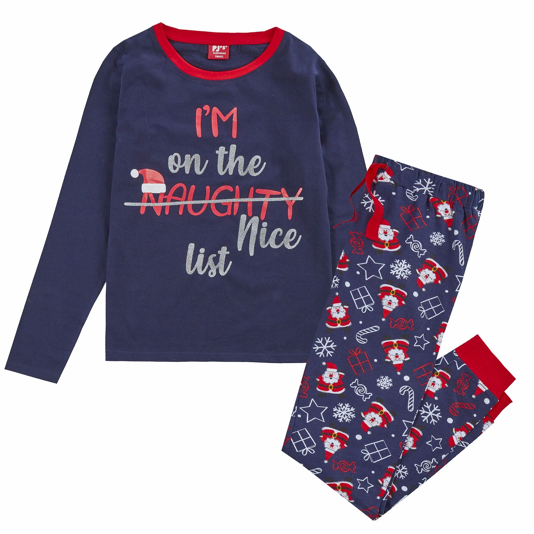 Family Matching Christmas Cotton Long Sleeve Pyjamas PJs His And Hers Pyjama Set