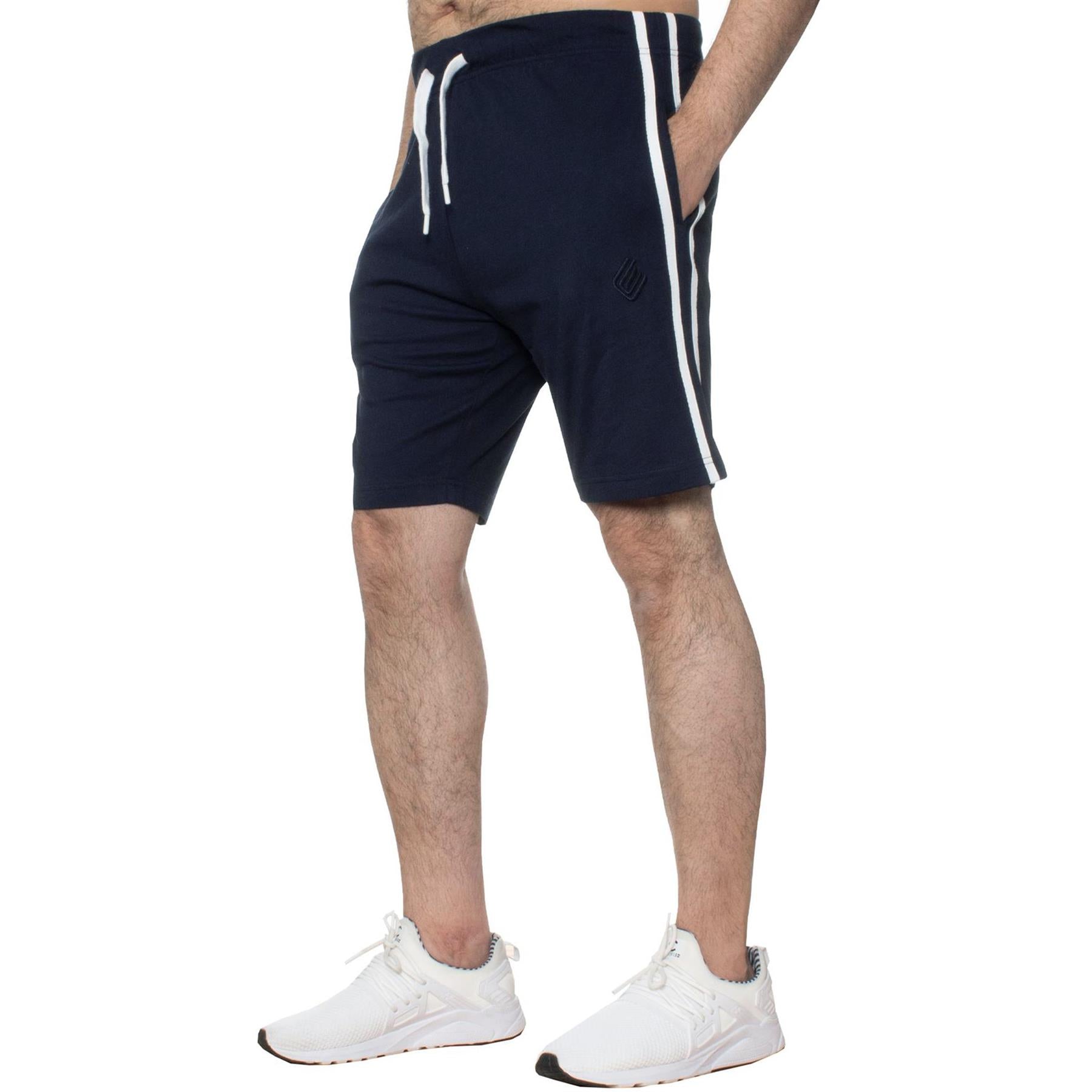 Enzo Mens Loungwear Set Short Sleeve T-Shirt Lounge Shorts Pyjama Suit S-2XL