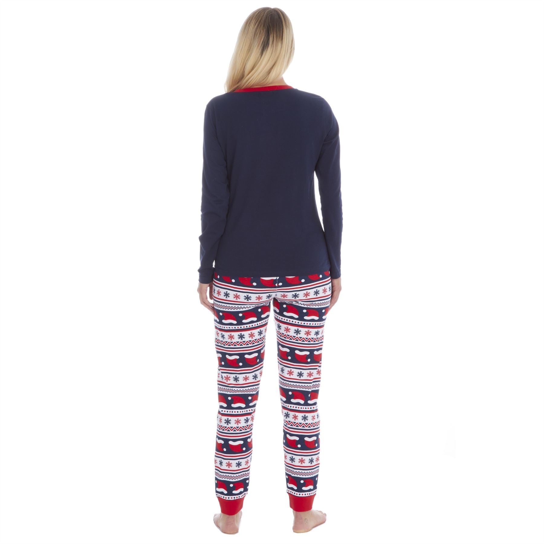 Family Matching Christmas Cotton Long Sleeve Pyjamas PJs His And Hers Pyjama Set