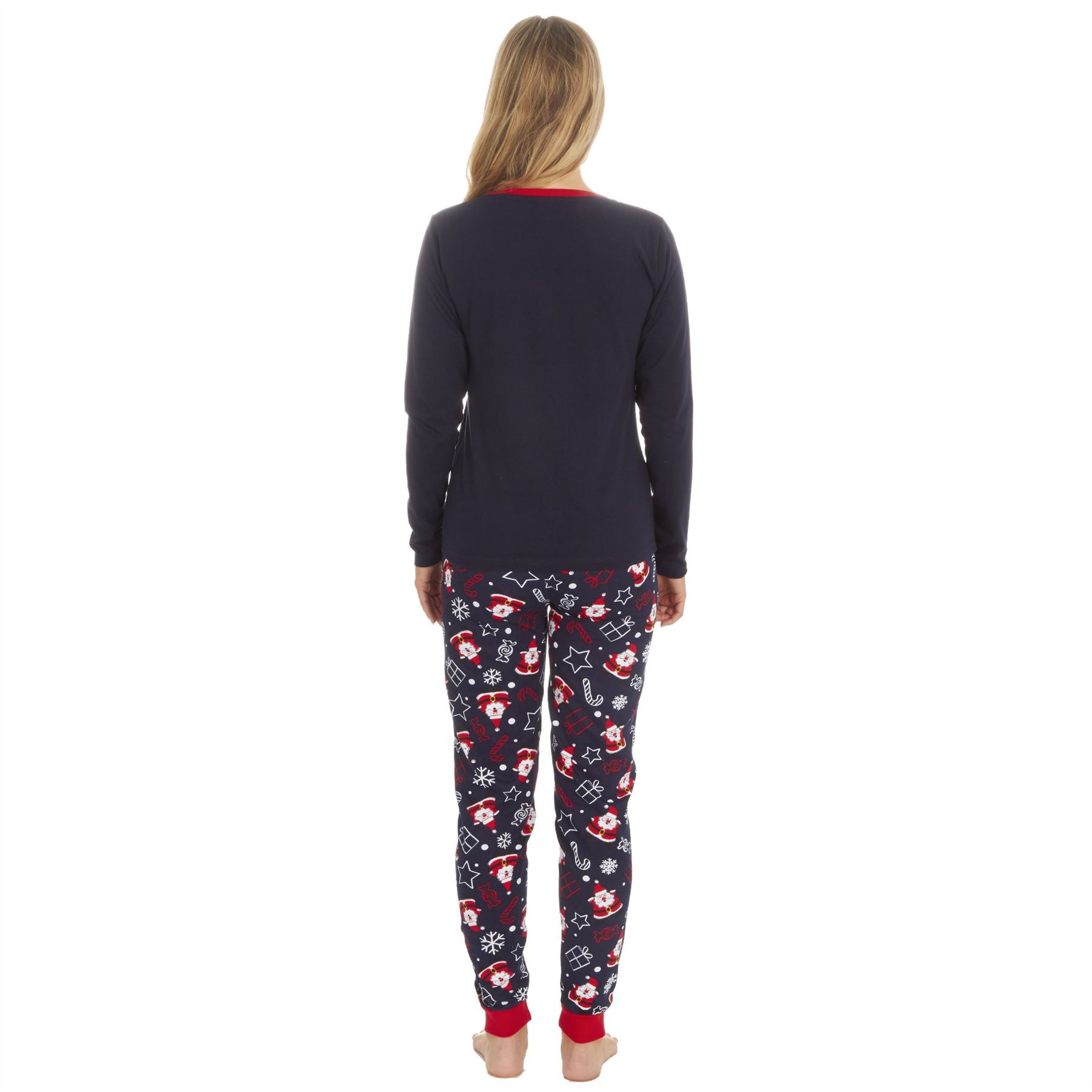 Family Matching Christmas Cotton Long Sleeve Pyjamas PJs His And Hers Pyjama Set