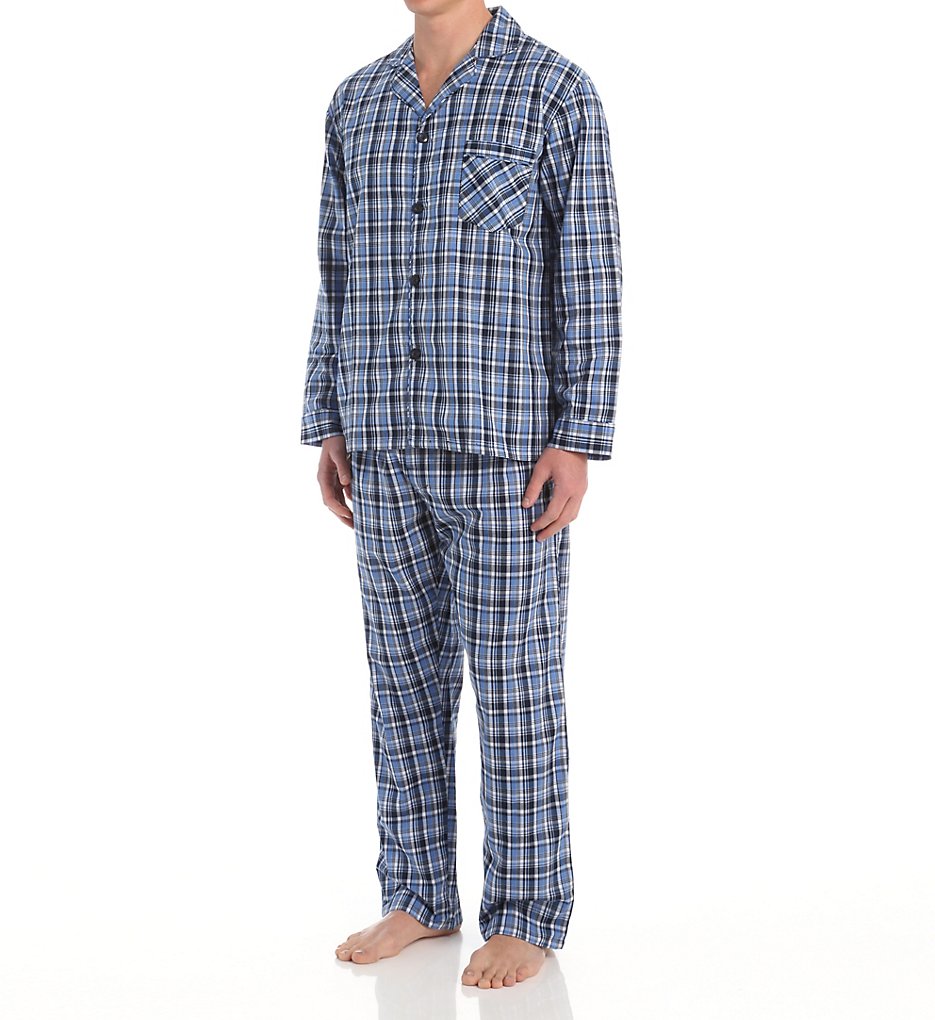Hanes 4016 Classics Broadcloth Woven Pajama Set
