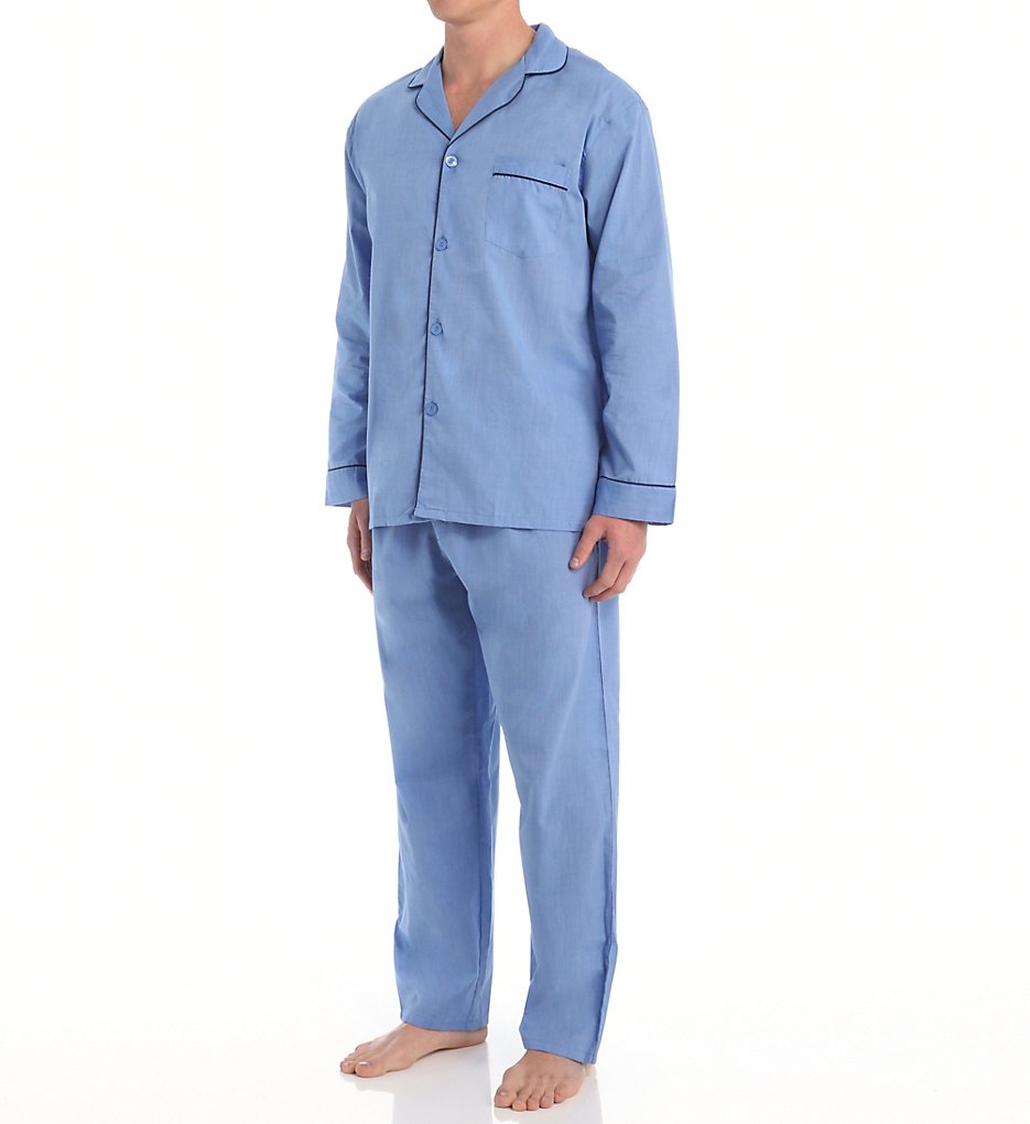 Hanes 4016 Classics Broadcloth Woven Pajama Set