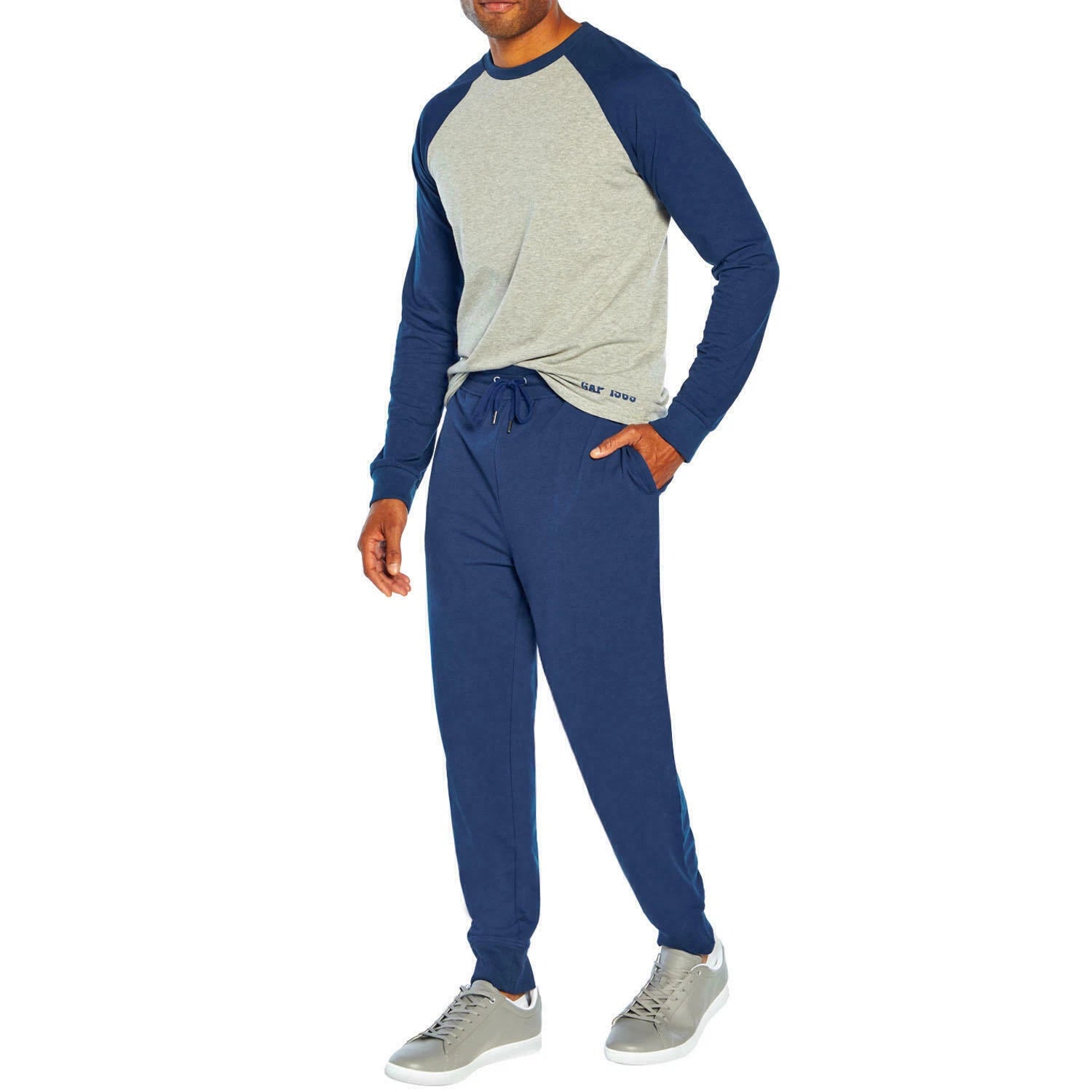 GAP Men's Lounge Pajama Set - Choose Blue or Gray