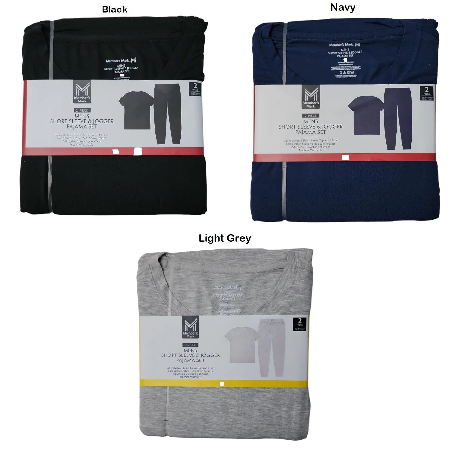 Member's Mark Men's 2-Piece Super Soft Jogger Pajama Set