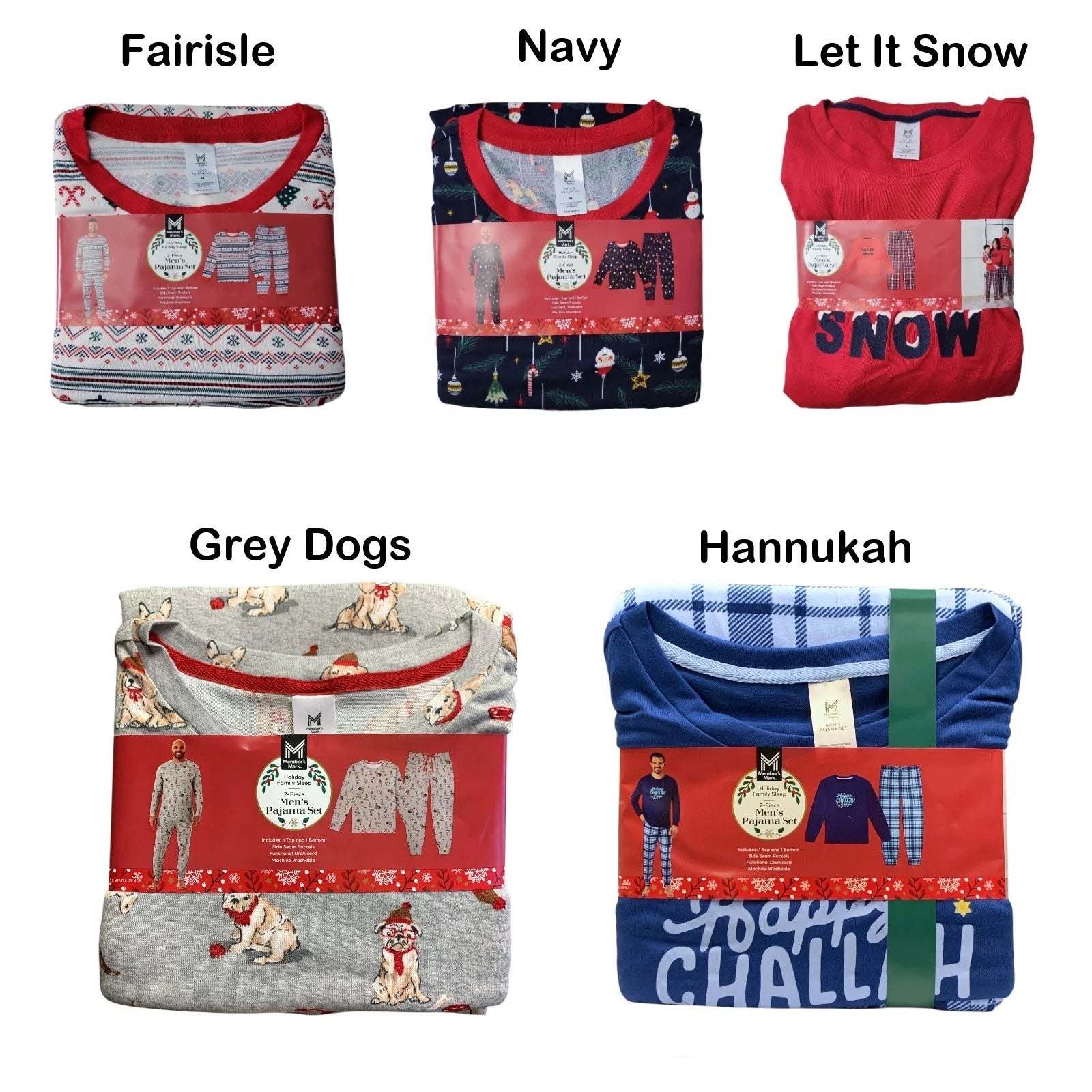 Member's Mark Family Sleep Men's 2-Piece Pajama Set