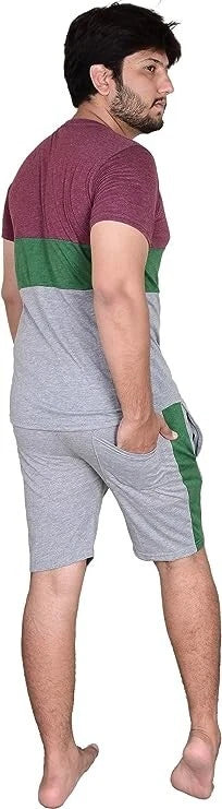 1-3PK Men's Short Pyjama Sets Men's Short PJs, Sleepwear Nightwear For Men