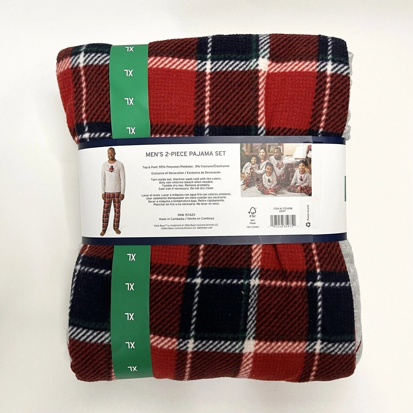 Eddie Bauer Mens' Holiday Christmas Family Pajamas Set or pant or top