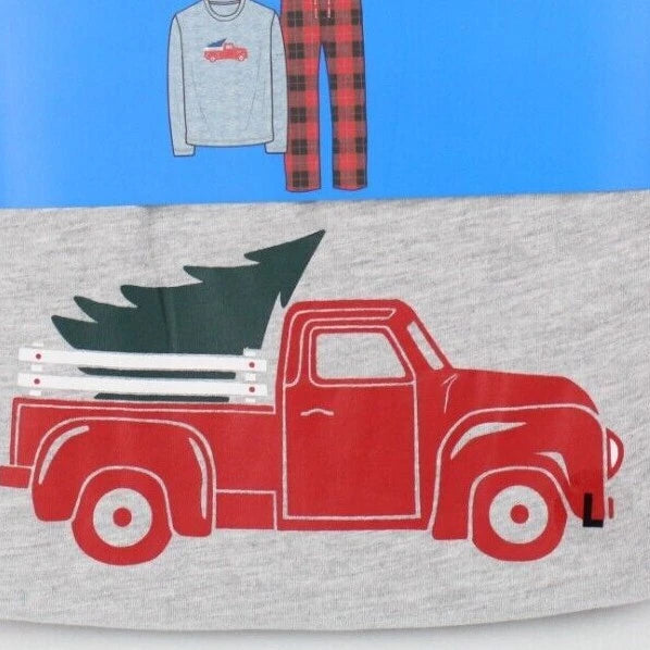 Columbia Men's Christmas Pajama Set Long Sleeve Shirt Pants Large Mountain Red