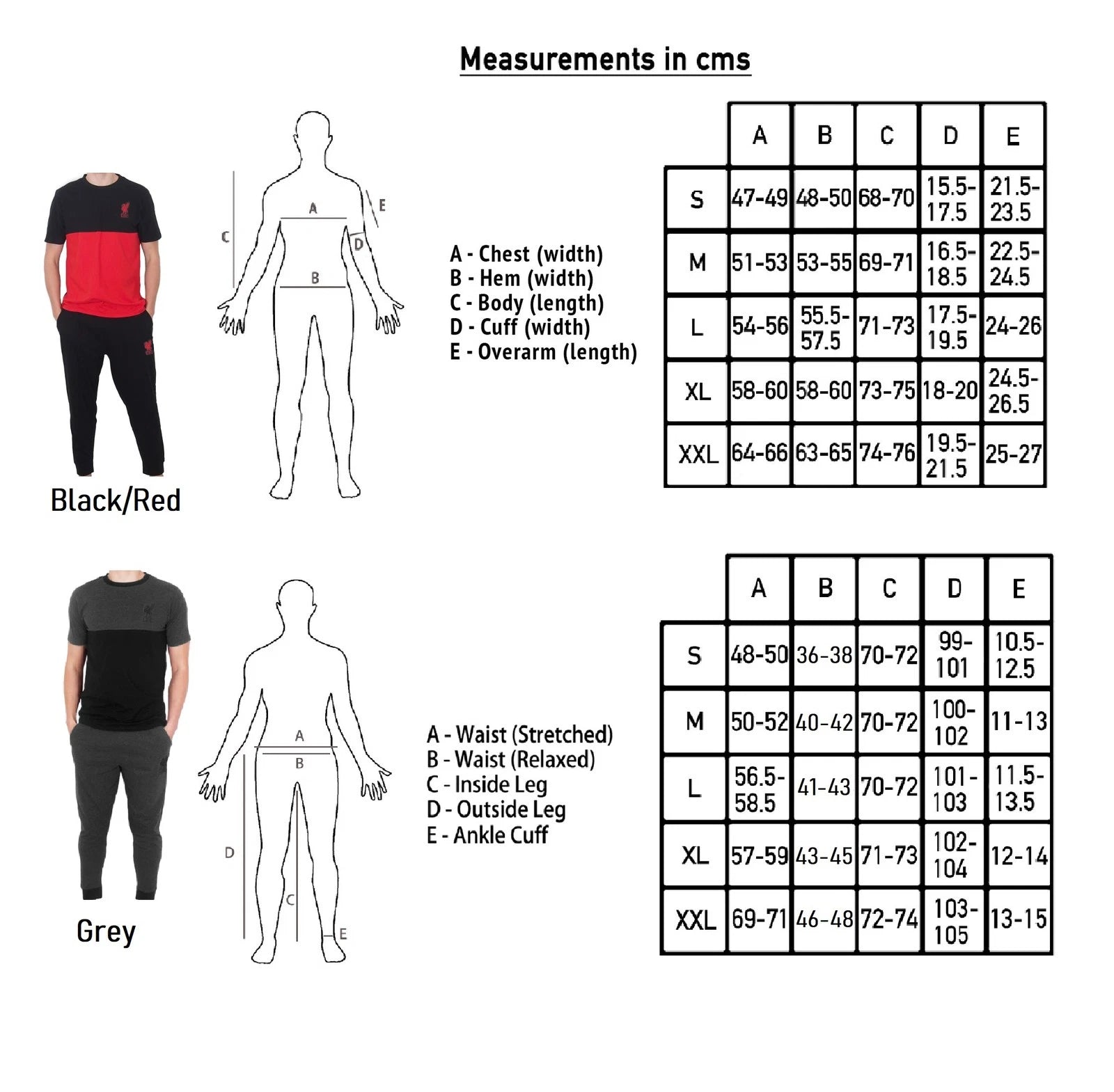 Liverpool FC Mens Pyjamas Long Premium Set OFFICIAL Football Gift