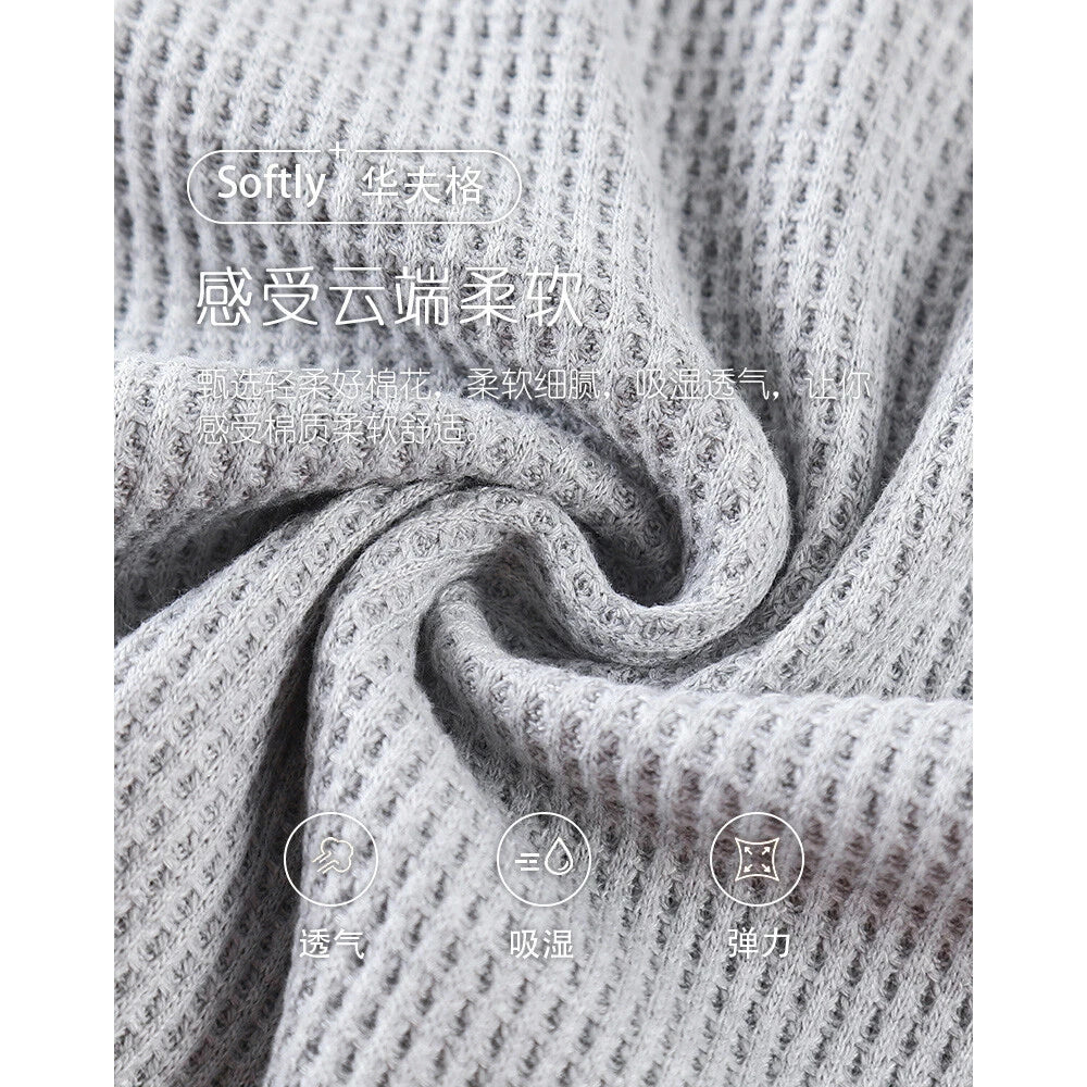 2023 Pyjamas Long Sleeve Cotton Suit Set for Women Men Autumn and Winter