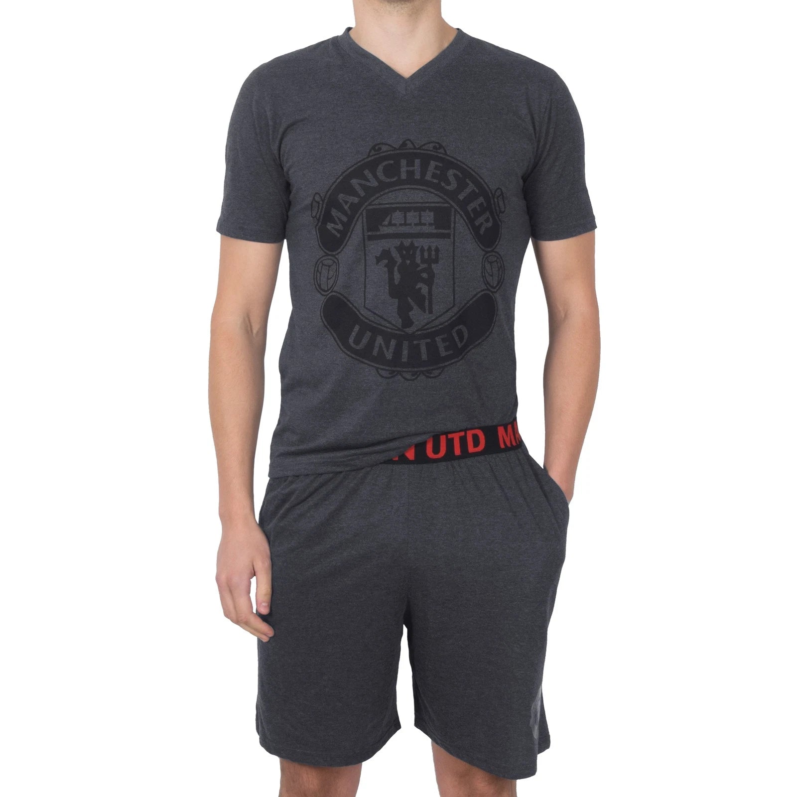 Manchester United Mens Pyjamas Short Loungewear OFFICIAL Football Gift
