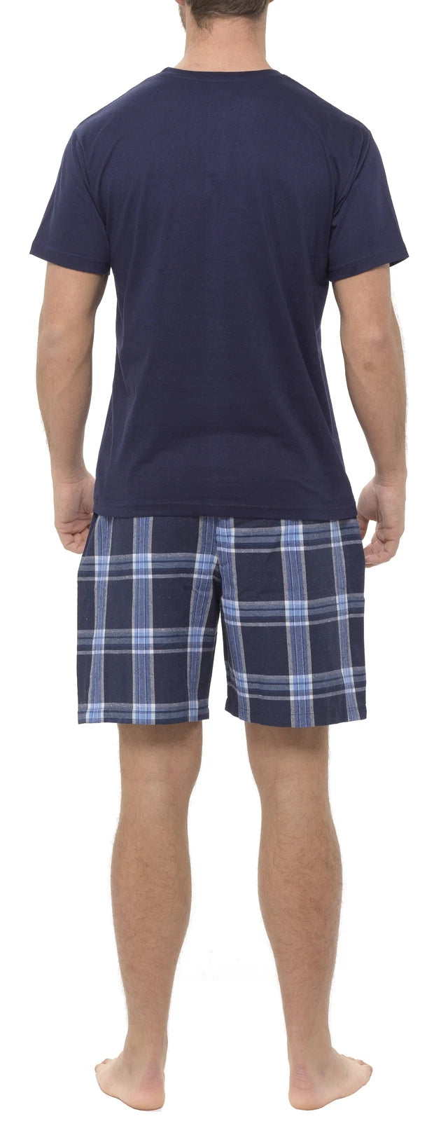 Foxbury Mens Checked Short Pyjama Set
