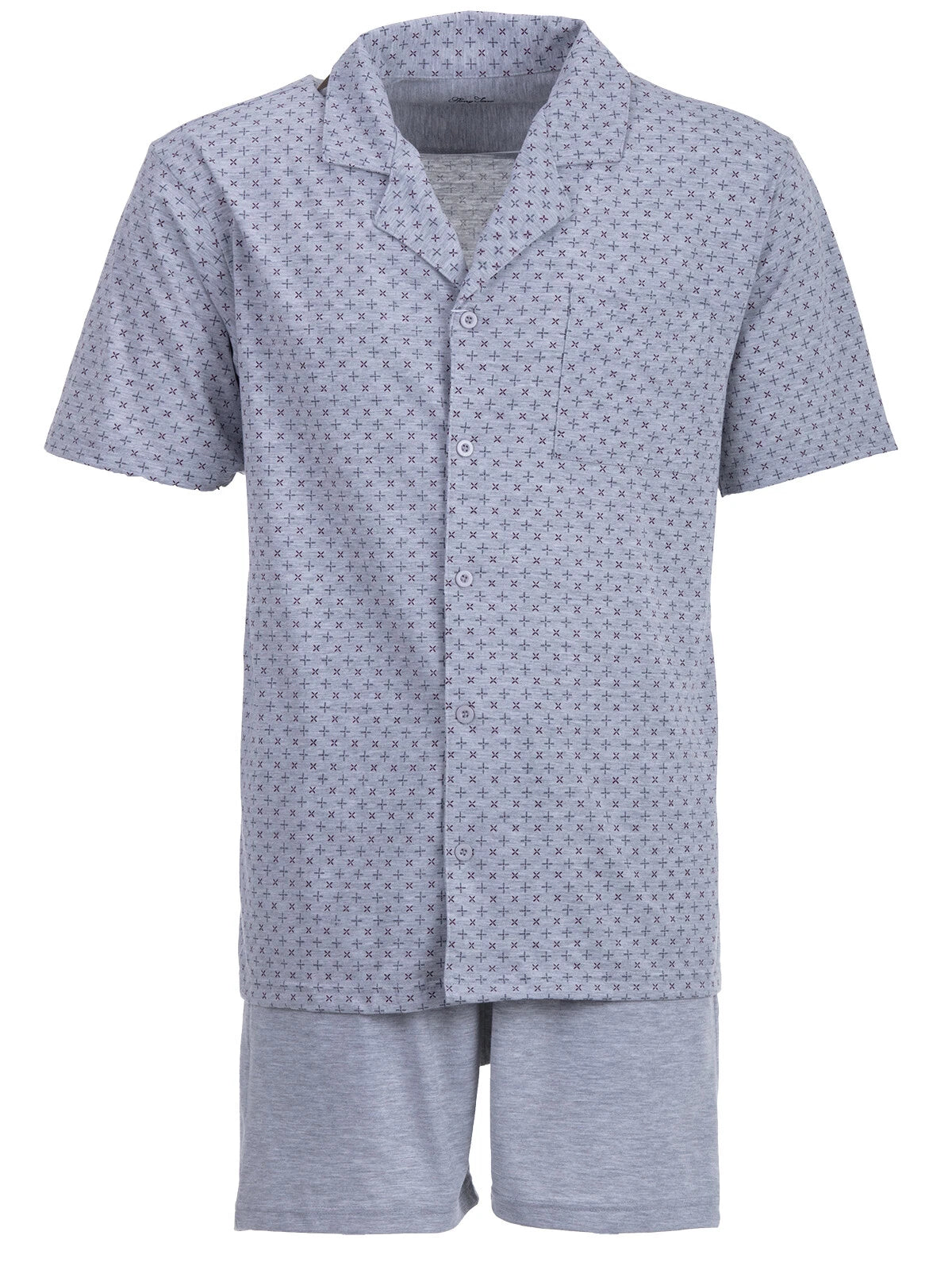 Henry Terre Mens Pyjamas Shorty Sleepwear Set M-5XL Cotton Mix-