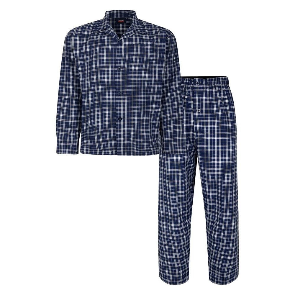 ESPIONAGE PJ156 BLUE CHECK PYJAMAS 2XL 3XL 4XL 5XL 6XL 7XL 8XL