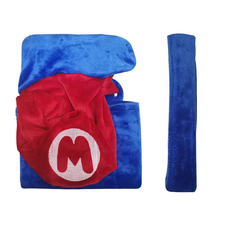 Game Super Mario Bathrobe Pajamas Cosplay Adult Kids Sleepwear Nightgown Costume