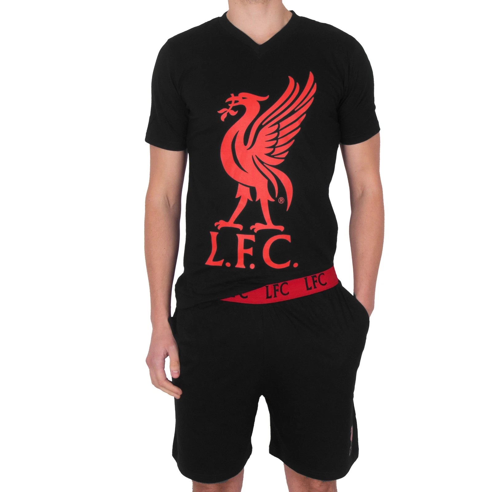 Liverpool FC Mens Pyjamas Short Loungewear OFFICIAL Football Gift