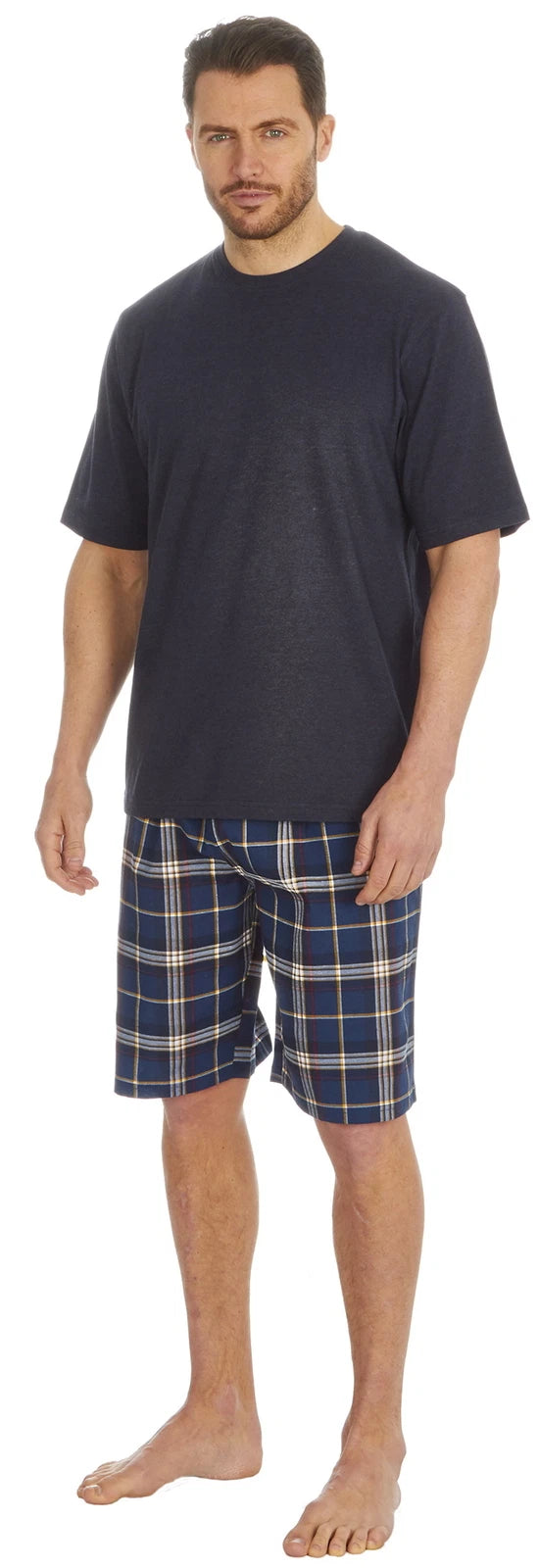 Cargo Bay Mens Cotton Blend Short Woven Lounge Set