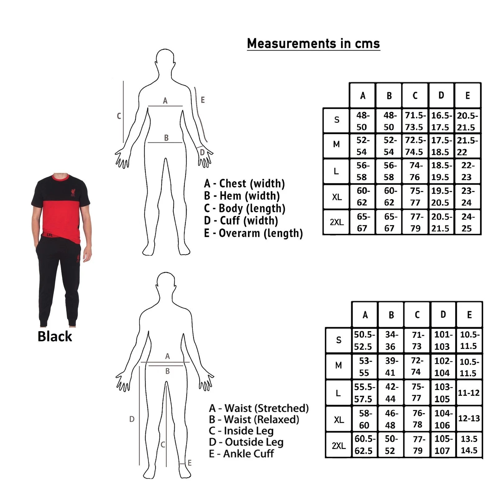 Liverpool FC Mens Pyjamas Long Premium Set OFFICIAL Football Gift