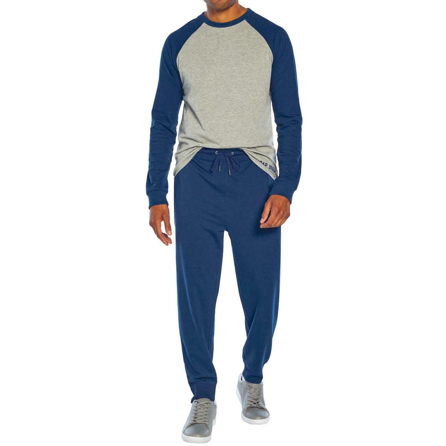 GAP Men's Lounge Pajama Set - Choose Blue or Gray