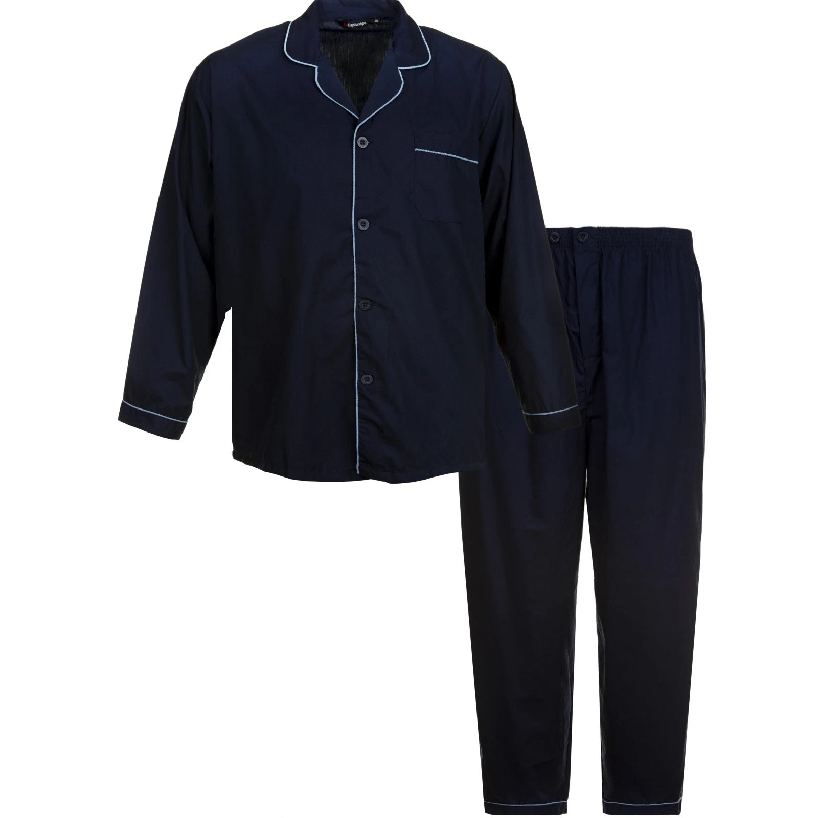Espionage Mens Traditional Big & Tall Pyjama Set