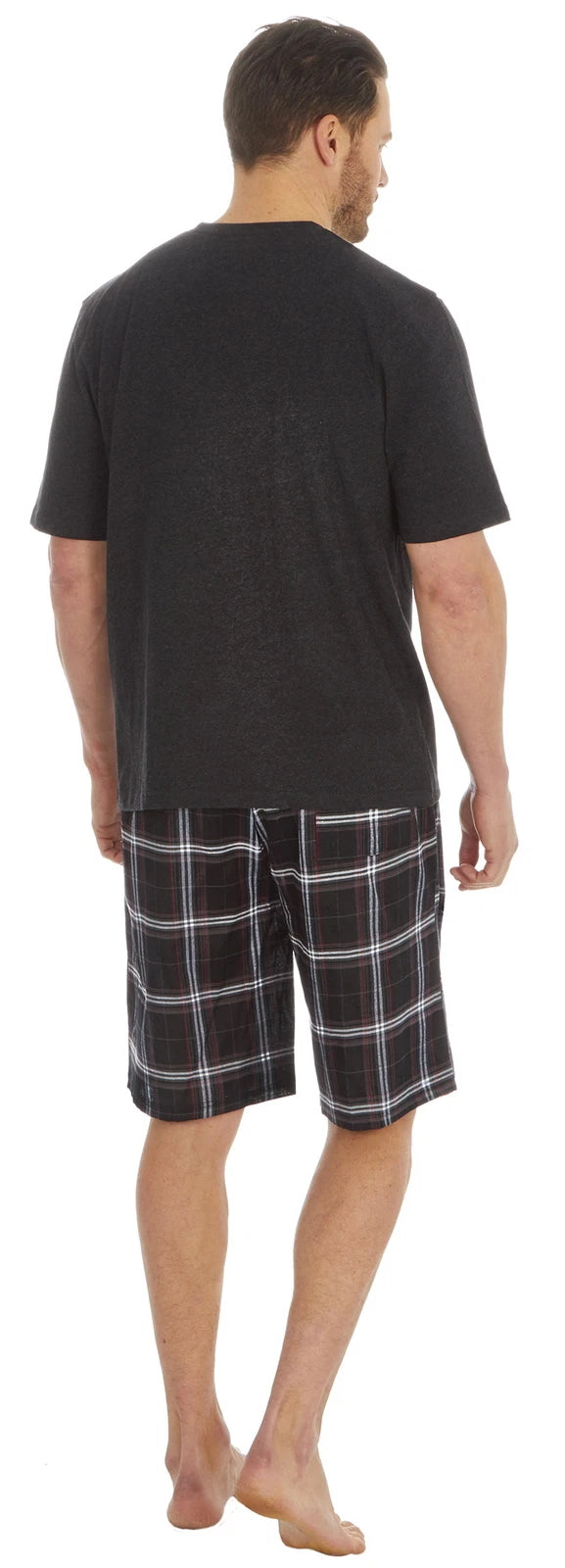 Cargo Bay Mens Cotton Blend Short Woven Lounge Set