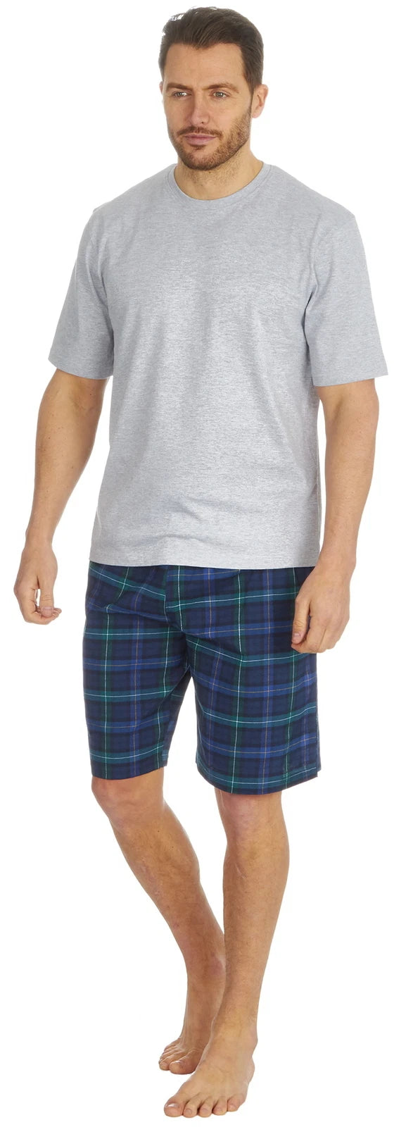 Cargo Bay Mens Cotton Blend Short Woven Lounge Set