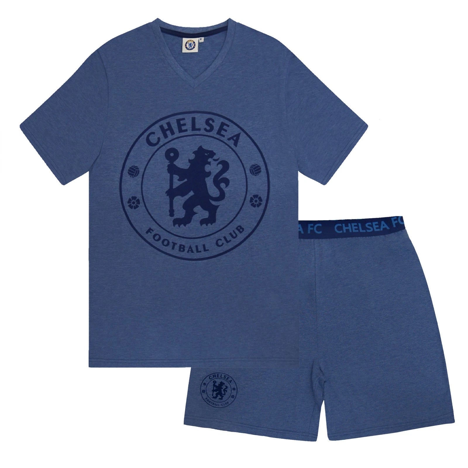 Chelsea Mens Pyjamas Short Loungewear OFFICIAL Football Gift