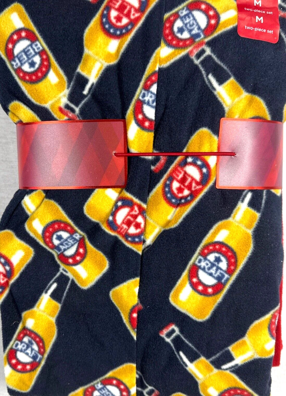 Men New SONOMA 2-Piece Pajama Set-Short Sleeves Tee/Fleece Pants-Choice Color