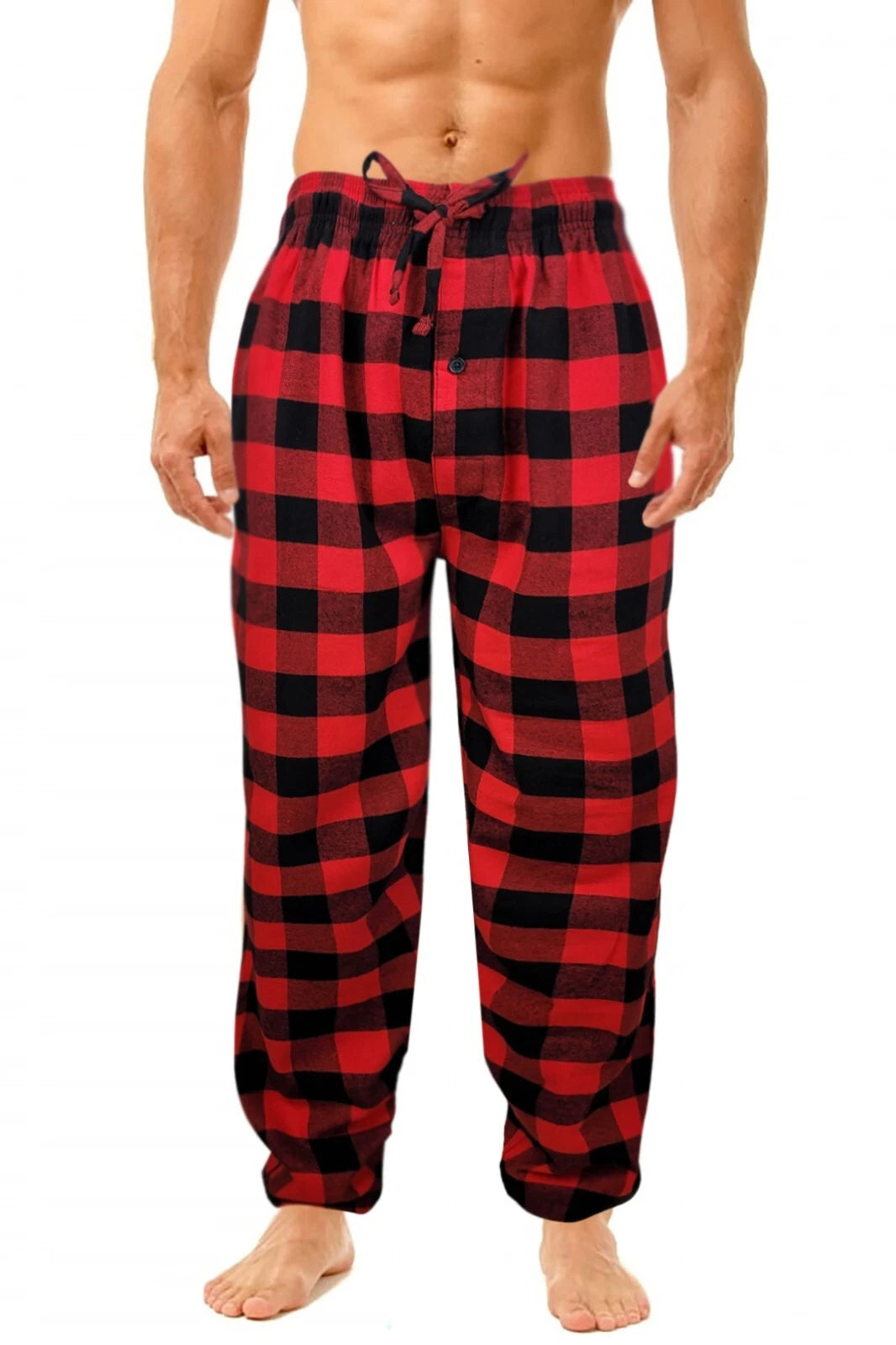 3 Pack Pajama Lounge 100% Cotton Pants Bottoms Sleepwear PJs S-6XL (Big & Tall)