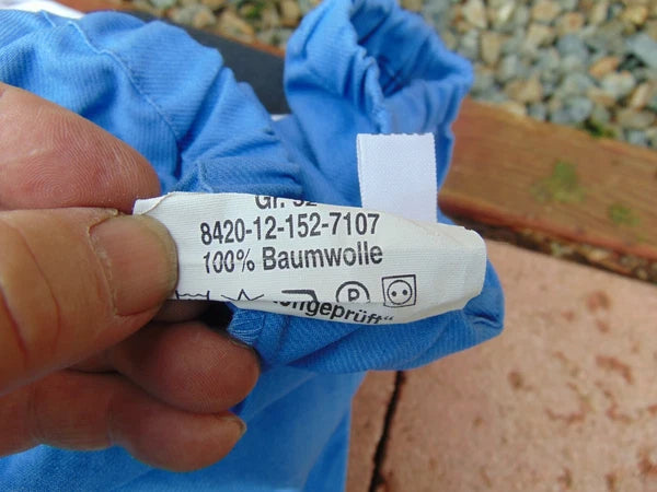 German military blue cotton pajama sets, very good used condition, free shipping