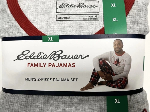 Eddie Bauer Mens' Holiday Christmas Family Pajamas Set or pant or top
