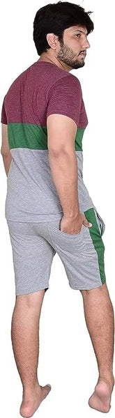 1-3PK Men's Short Pyjama Sets Men's Short PJs, Sleepwear Nightwear For Men