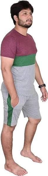 1-3PK Men's Short Pyjama Sets Men's Short PJs, Sleepwear Nightwear For Men