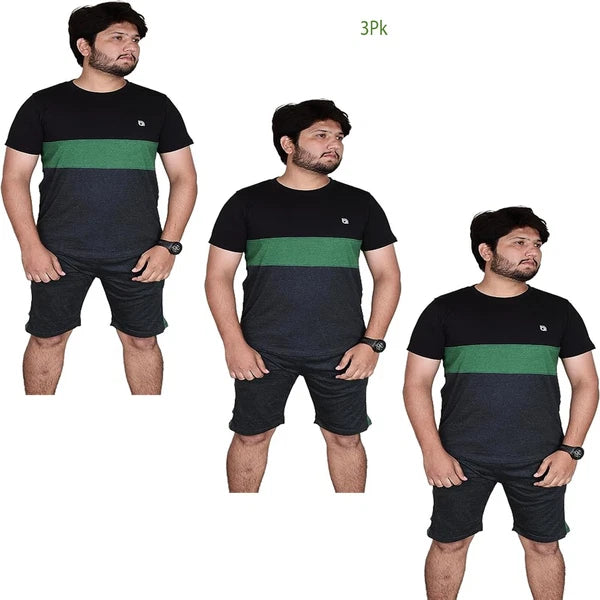 1-3PK Men's Short Pyjama Sets Men's Short PJs, Sleepwear Nightwear For Men