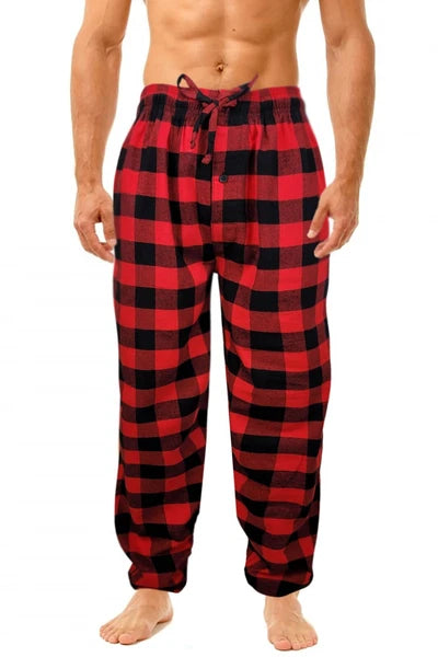 3 Pack Pajama Lounge 100% Cotton Pants Bottoms Sleepwear PJs S-6XL (Big & Tall)