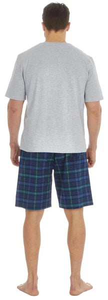 Cargo Bay Mens Cotton Blend Short Woven Lounge Set