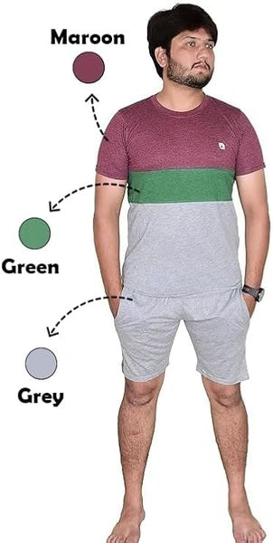 1-3PK Men's Short Pyjama Sets Men's Short PJs, Sleepwear Nightwear For Men