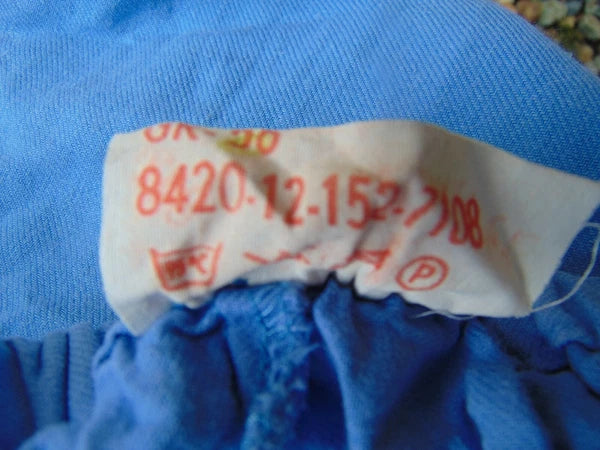 German military blue cotton pajama sets, very good used condition, free shipping