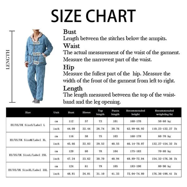 2023 Men's winter thick coral velvet pajamas, pants, long sleeves, two-piece set
