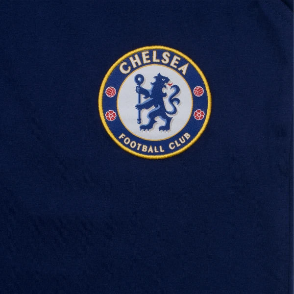 Chelsea Mens Pyjamas Long Premium Set OFFICIAL Football Gift
