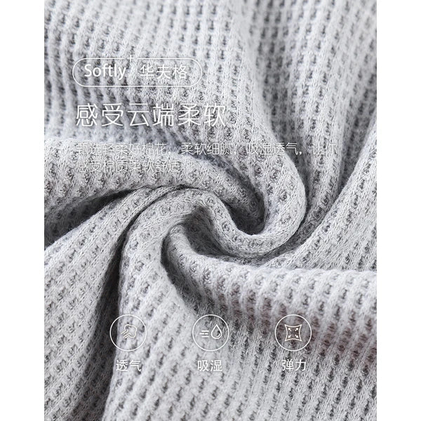 2023 Pyjamas Long Sleeve Cotton Suit Set for Women Men Autumn and Winter