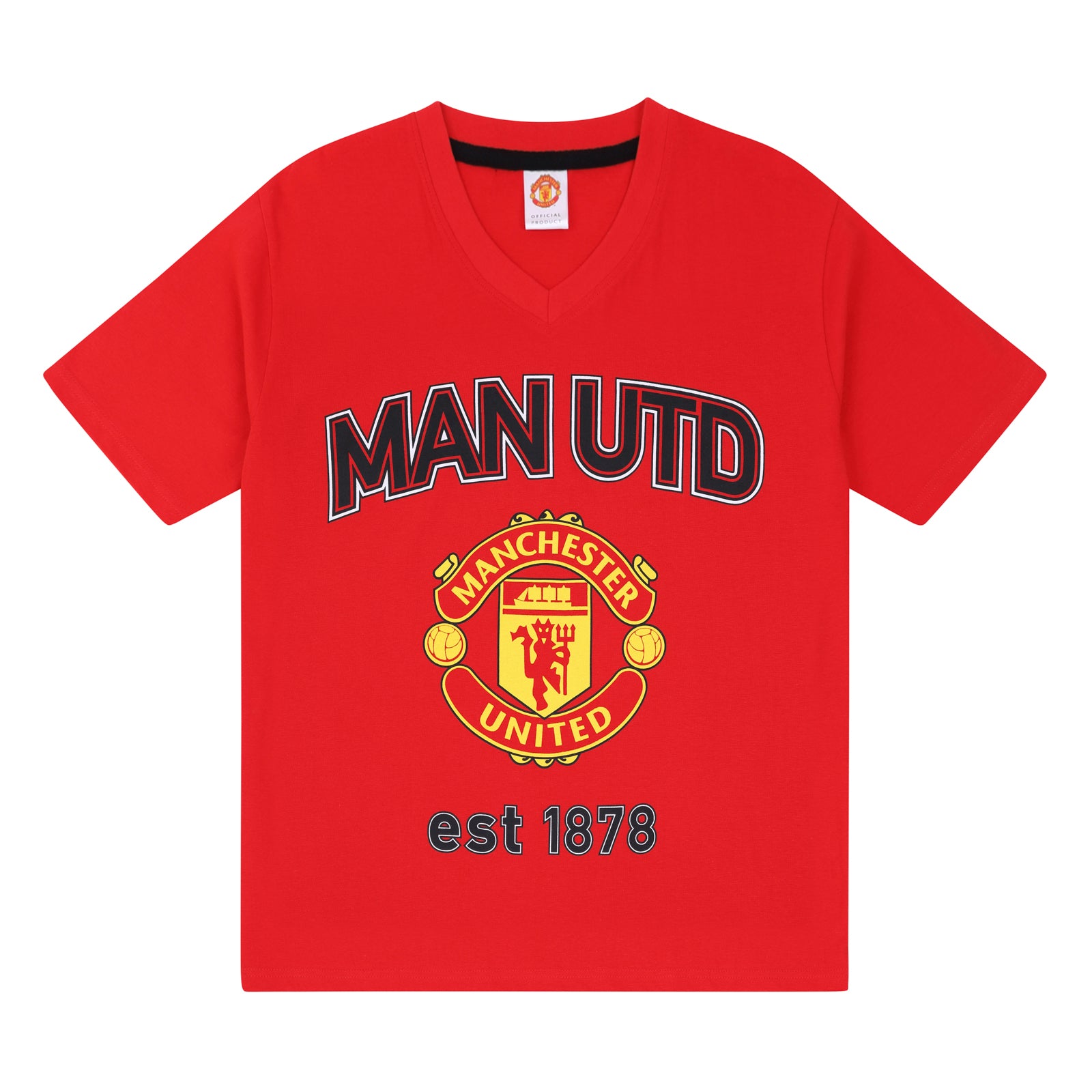 Manchester United Mens Pyjamas Short Loungewear OFFICIAL Football Gift