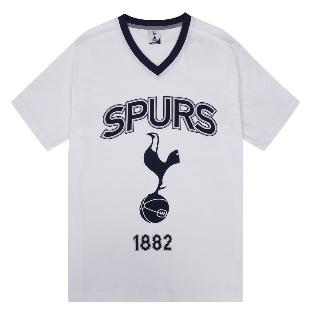Tottenham Hotspur Mens Pyjamas Short Loungewear OFFICIAL Football Gift