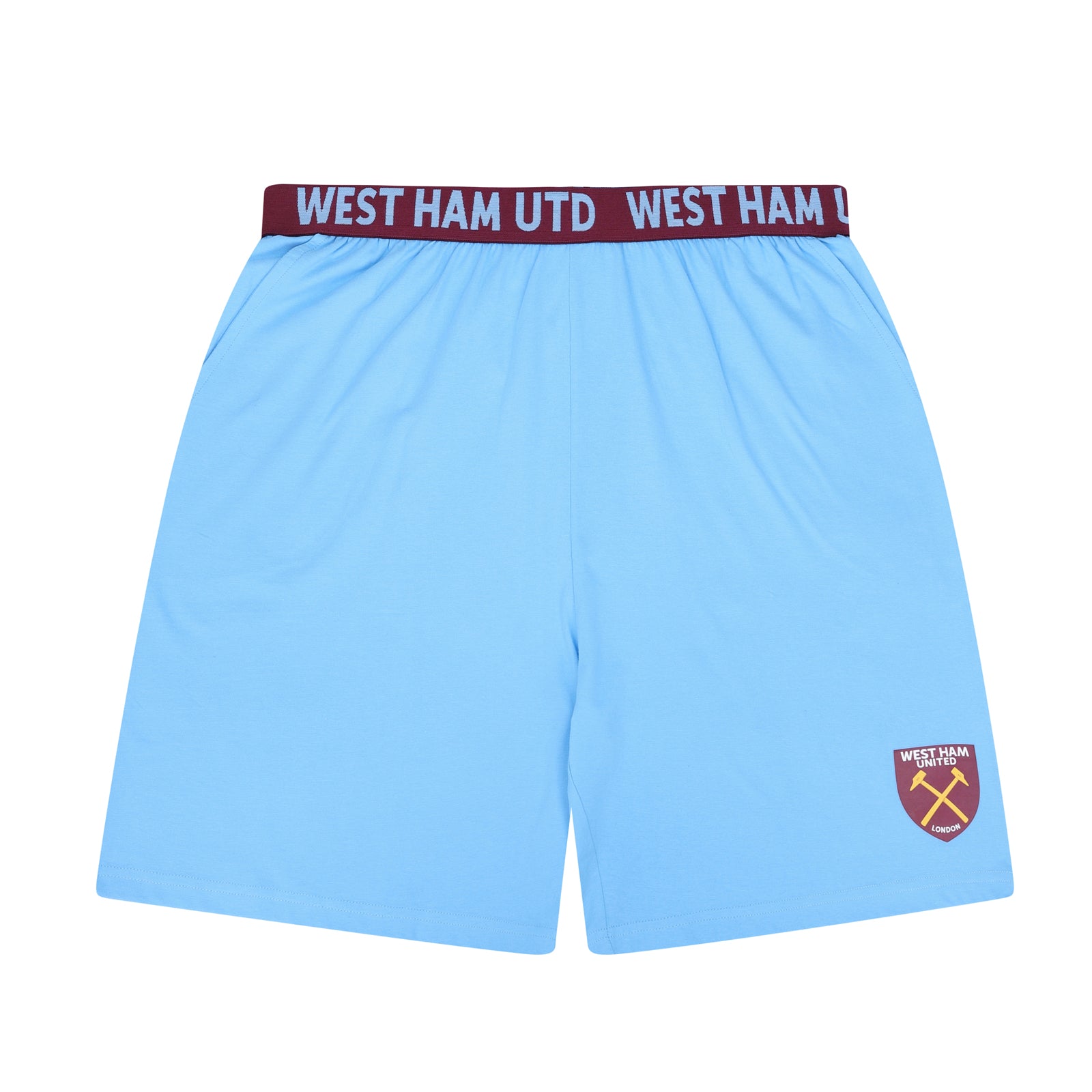West Ham United FC Mens Pyjamas Short Loungewear OFFICIAL Football Gift