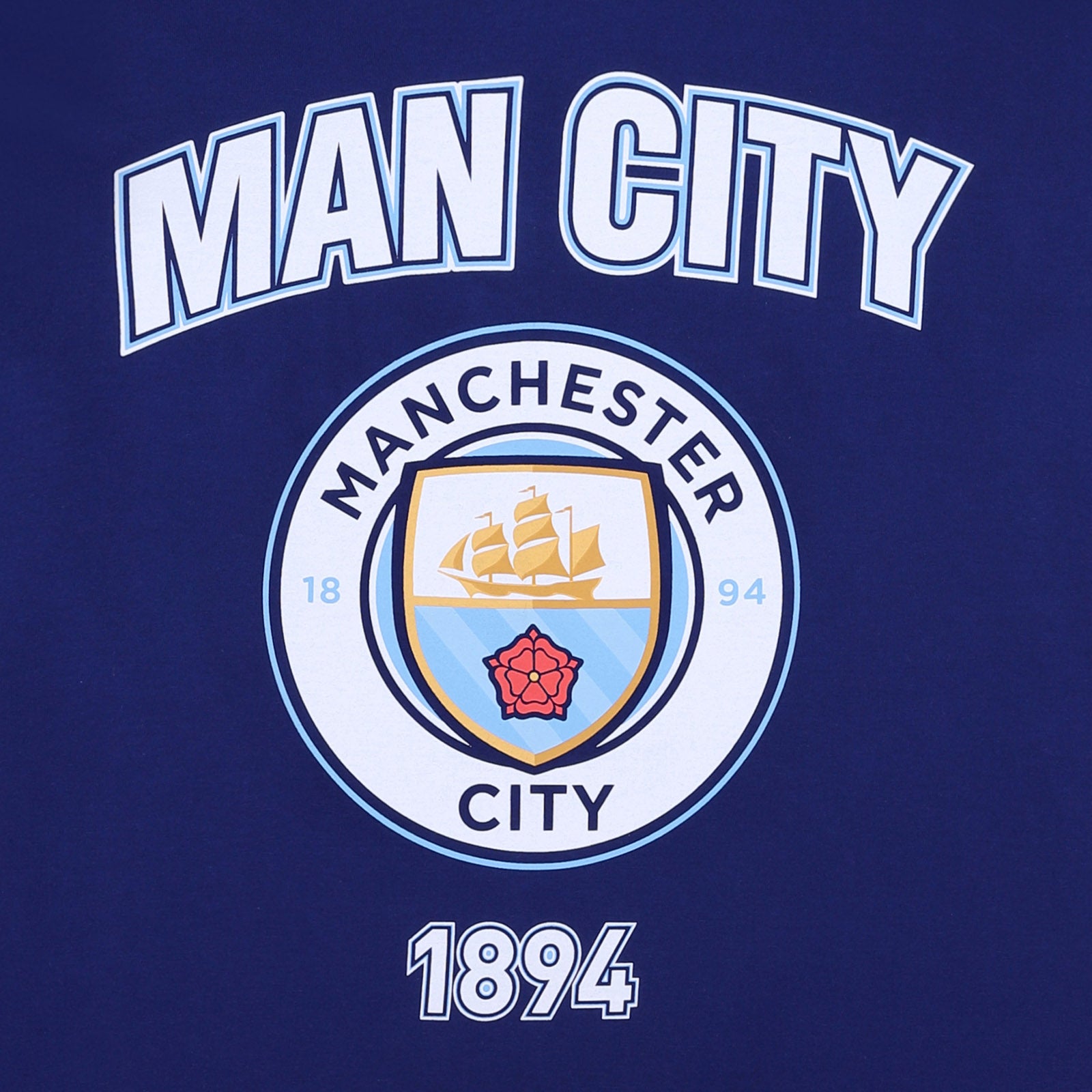 Manchester City Mens Pyjamas Short Loungewear OFFICIAL Football Gift