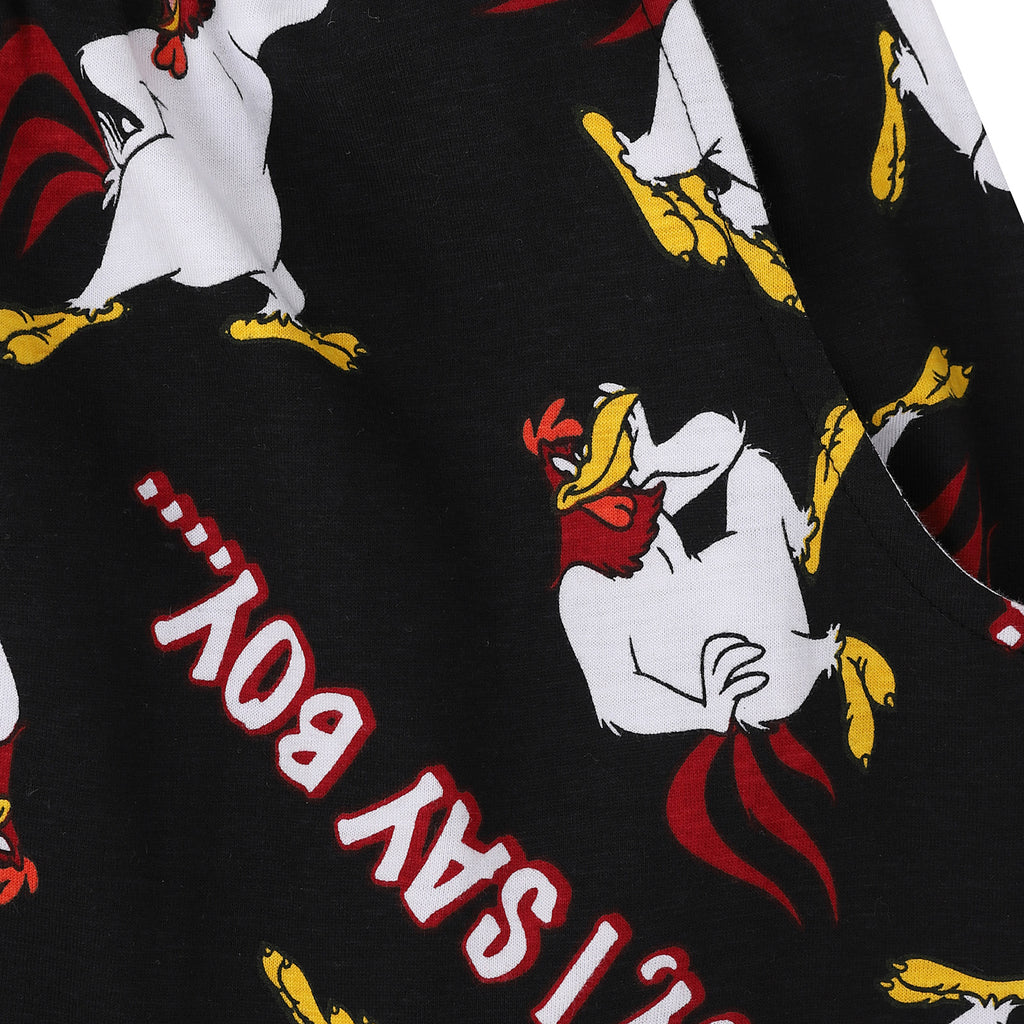 Looney Tunes Mens Pyjamas Short Space Jam Taz Daffy Duck Elmer Fudd OFFICIAL