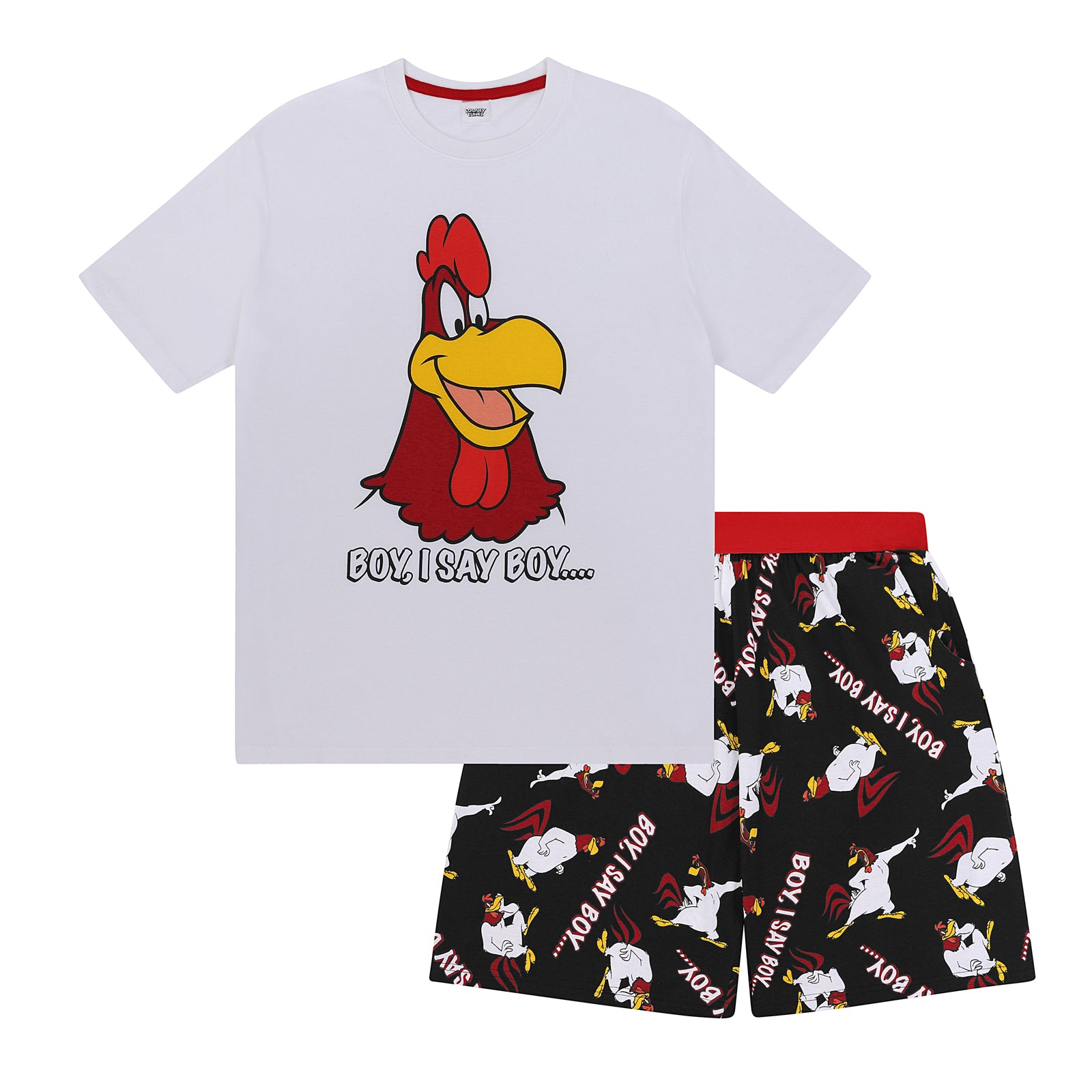 Looney Tunes Mens Pyjamas Short Space Jam Taz Daffy Duck Elmer Fudd OFFICIAL